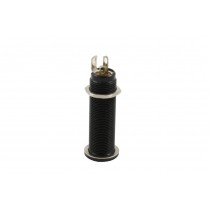 ALLPARTS EP-0152-003 Switchcraft Black Stereo Long Threaded Jack 