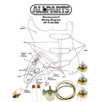 ALLPARTS EP-4120-000 Wiring Kit for Stratocaster 