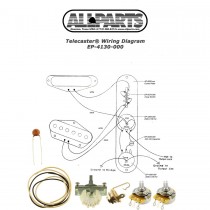 ALLPARTS EP-4130-000 Wiring Kit for Telecaster 