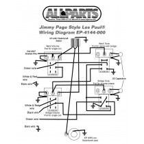 ALLPARTS EP-4144-000 Wiring Kit for Gibson Jimmy Page Les Paul 