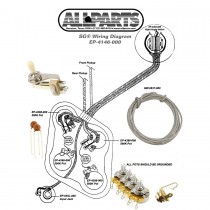 ALLPARTS EP-4146-000 Wiring Kit for Gibson SG Guitars 