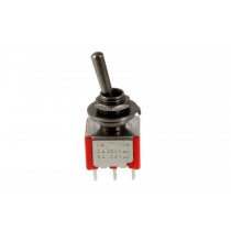 ALLPARTS EP-4181-003 Black On On Round Bat Mini Switch 