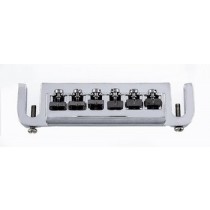 ALLPARTS GB-0531-010 Chrome Stud Mount Adjustable Bridge 