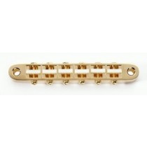 ALLPARTS GB-2542-002 Gotoh Gold Narrow Tunematic with Plastic Saddles 