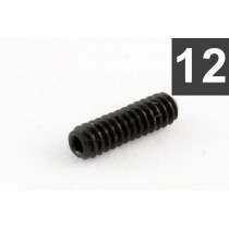 ALLPARTS GS-0002-003 Pack of 12 Black #4-40 Bridge Height Screws 