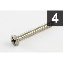 ALLPARTS GS-0003-005 Pack of 4 Steel Strap Button Screws 
