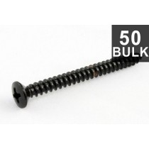 ALLPARTS GS-0005-B03 Bulk Pack of 50 Black Neckplate Screws 