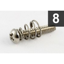 ALLPARTS GS-0007-005 Pack of 8 Steel Single Coil Pickup Screws 