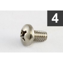 ALLPARTS GS-0359-005 Pack of 4 Bass Key Screws 