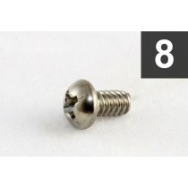 ALLPARTS GS-0368-005 Pack of 8 Stainless Blade Switch Screws 