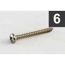 ALLPARTS GS-0375-005 Pack of 6 Neck Pickup Screws 