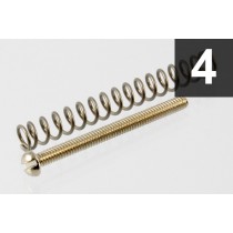 ALLPARTS GS-3012-001 Pack of 4 Nickel Slot Head Humbucking Screws 