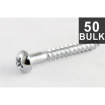 ALLPARTS GS-3013-B10 Bulk Pack of 50 Hardened Steel Tremolo Mounting Screws 