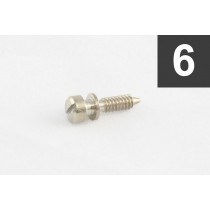 ALLPARTS GS-3370-001 Pack of 6 Nickel Intonation Screws 