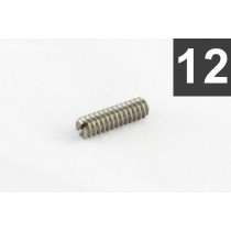 ALLPARTS GS-3372-005 Pack of 12 Guitar Bridge Height Screws 