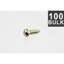 ALLPARTS GS-3806-B01 Bulk Pack of 100 Hardened Steel Tuning Key Screws 