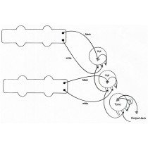 ALLPARTS JBR Bridge pickup for Jazz Bass 