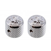 ALLPARTS MK-3151-010 Gotoh Short Engraved Dome Knobs 