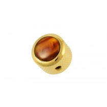 ALLPARTS MK-3171-002 Q-Parts Tortoise Gold Dome Knob 