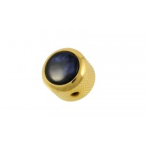 ALLPARTS MK-3173-002 Q-Parts Blue Pearl Gold Dome Knob 