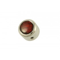 ALLPARTS MK-3174-010 Q-Parts Red Pearl Chrome Dome Knob 