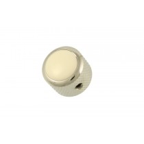 ALLPARTS MK-3175-010 Q-Parts Chrome White Knob 