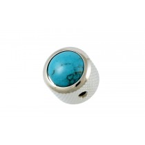 ALLPARTS MK-3180-010 Q-Parts Chrome Turquoise Knob 