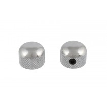 ALLPARTS MK-3315-010 Chrome Mini Dome Knob Set 