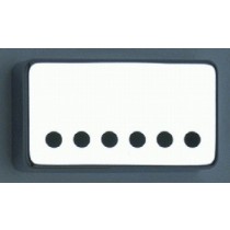 ALLPARTS PC-0300-W10 Mixed 49 and 53 Humbucking Pickup Cover Set 