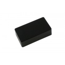 ALLPARTS PC-0303-023 Humbucking Pickup Covers No Holes Black Plastic 