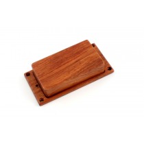 ALLPARTS PC-0304-0B0 Humbucking Pickup Cover No Holes Bubinga 