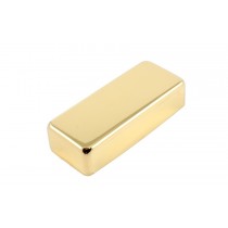 ALLPARTS PC-0309-002 Mini Humbucking Pickup Covers No Holes Gold 