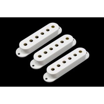 ALLPARTS PC-0406-025 Set of 3 White Pickup Covers for Stratocaster 