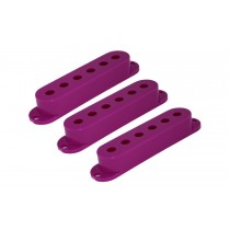 ALLPARTS PC-0406-040 Set of 3 Purple Pickup Covers for Stratocaster 