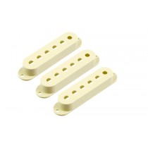 ALLPARTS PC-0406-048 Set of 3 Vintage Cream Pickup Covers for Stratocaster 