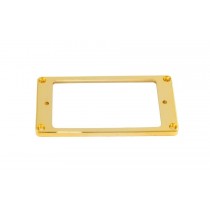ALLPARTS PC-0743-002 Humbucking Pickup Rings Slanted Gold Plastic 