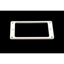 ALLPARTS PC-0743-025 Humbucking Pickup Rings Flat Slanted White 