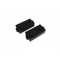 ALLPARTS PC-0951-023 Pickup covers for Precision Bass Black 