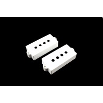 ALLPARTS PC-0951-025 Pickup covers for Precision Bass White 