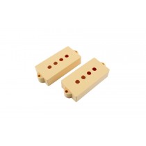 ALLPARTS PC-0951-028 Pickup covers for Precision Bass Cream 