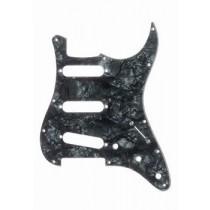 ALLPARTS PG-0552-052 Dark Black Pearloid Pickguard for Stratocaster 