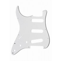 ALLPARTS PG-0552-L35 Left Handed White Pickguard for Stratocaster 