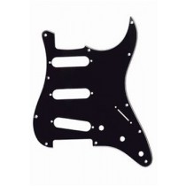 ALLPARTS PG-0554-033 Black 62 Pickguard for Stratocaster 