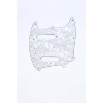 ALLPARTS PG-0581-055 White Pearloid Pickguard for Mustang 