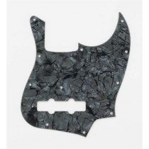 ALLPARTS PG-0755-052 Dark Black Pearloid Pickguard for Jazz Bass 