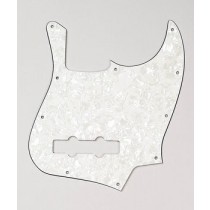 ALLPARTS PG-0755-065 Parchment Pearloid Pickguard for Jazz Bass 