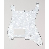 ALLPARTS PG-0993-055 1 Humbucker White Pearloid Pickguard for Stratocaster 