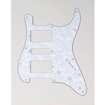 ALLPARTS PG-0994-055 H-S-H White Pearloid Pickguard for Stratocaster 