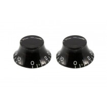 ALLPARTS PK-0140-023 Black Bell Knobs 