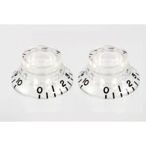 ALLPARTS PK-0140-031 Clear Bell Knobs 